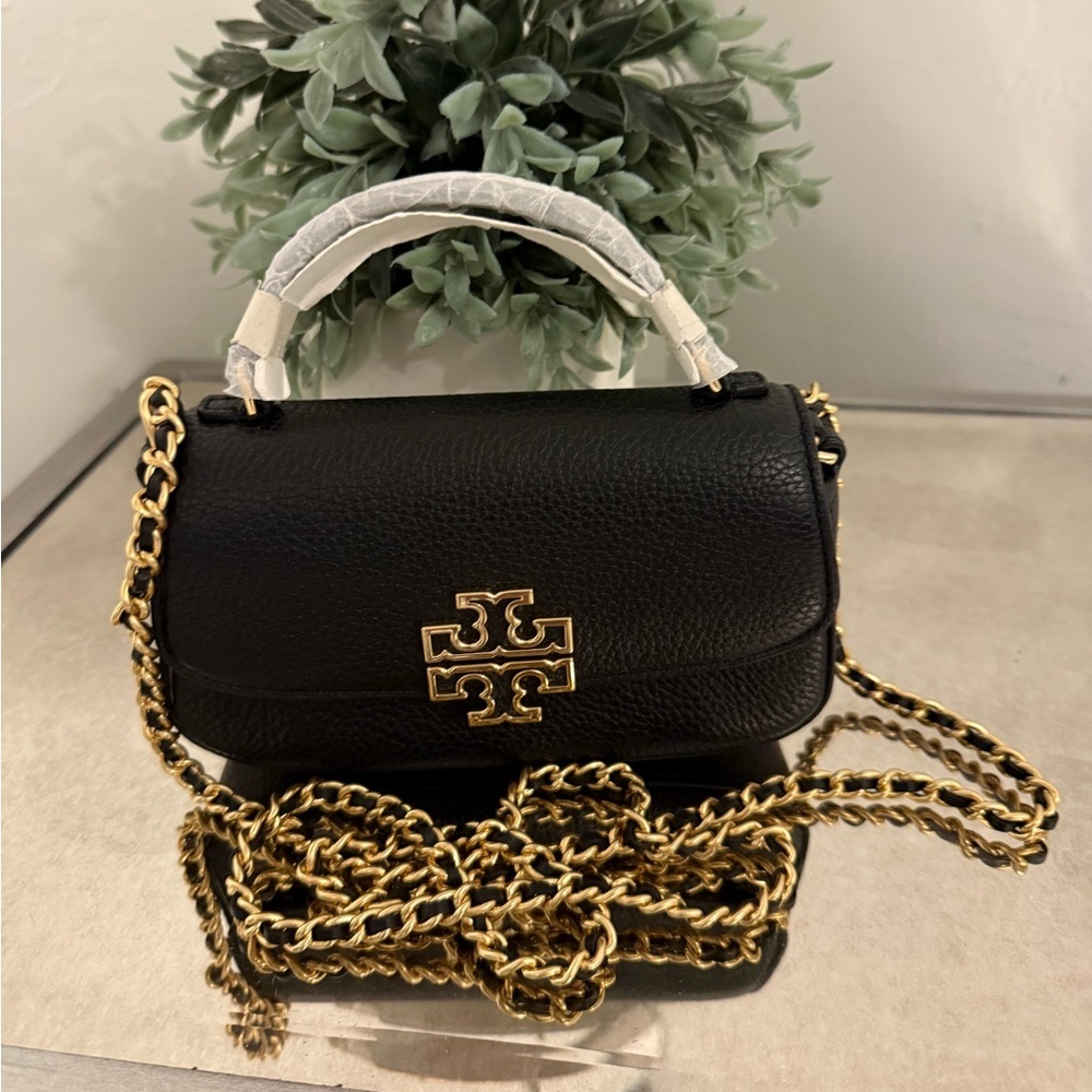 Tory Burch Mini Britten Top Handle Bag